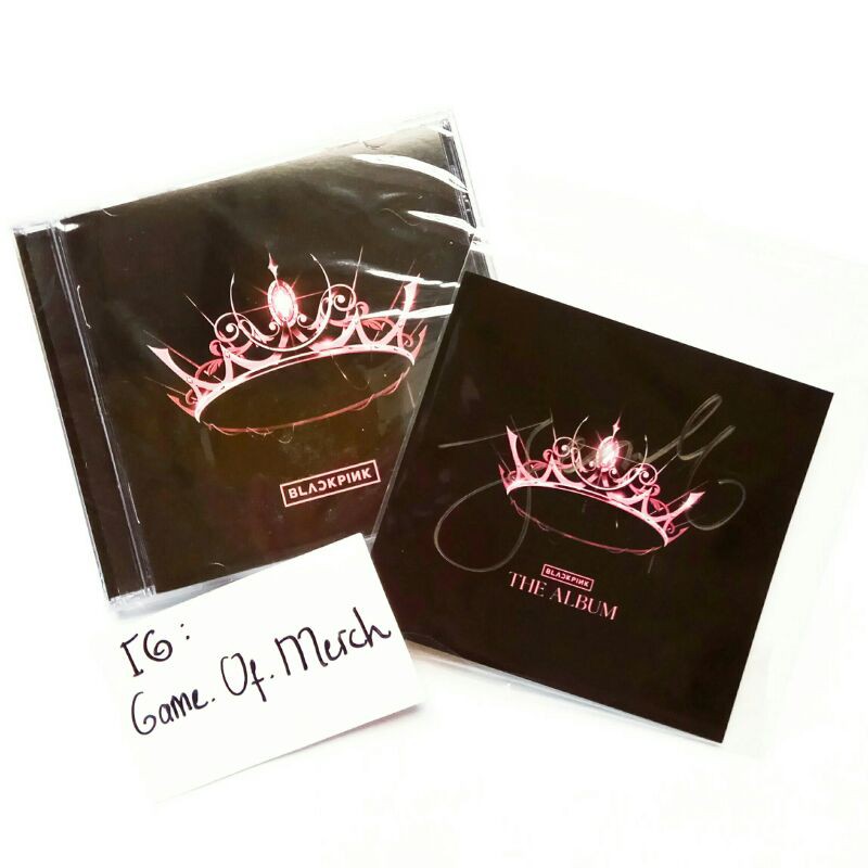 Blackpink The Album Signed CD JENNIE