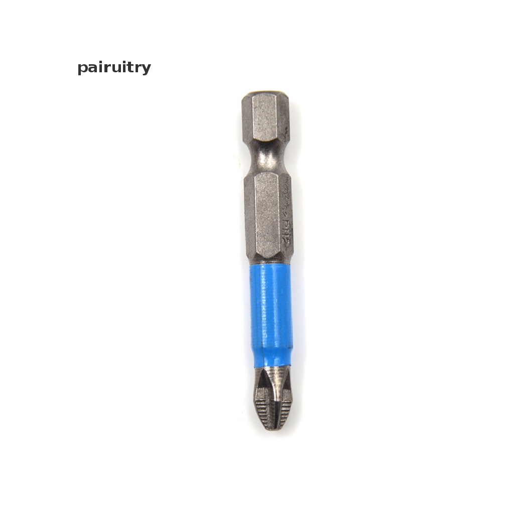 1 PC Obeng Bits PH2 Panjang 50mm 1 / 4 &quot;Hex Magnetik Non Slip Untuk Alat Power Listrik