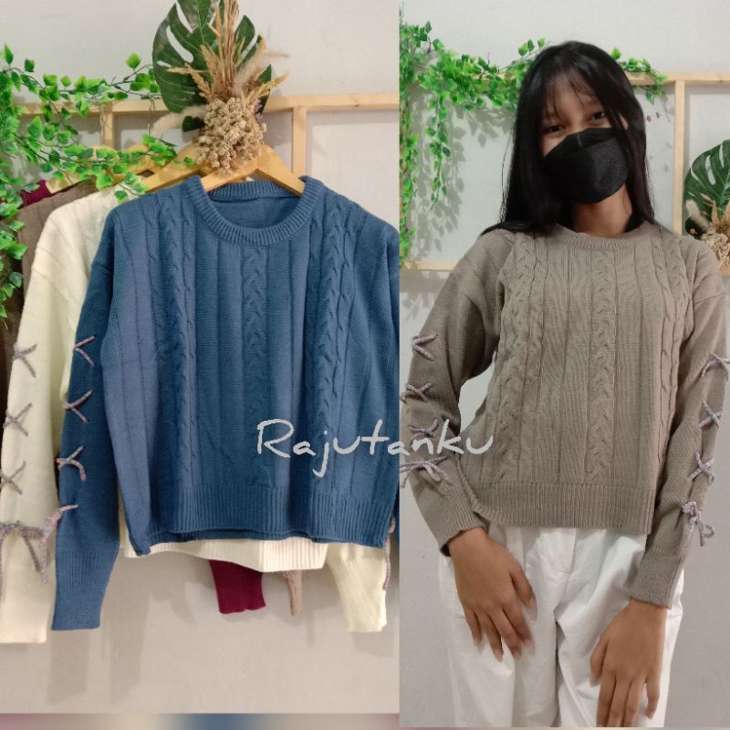 TALISA CROP KNITT CABLE TALI DI TANGAN