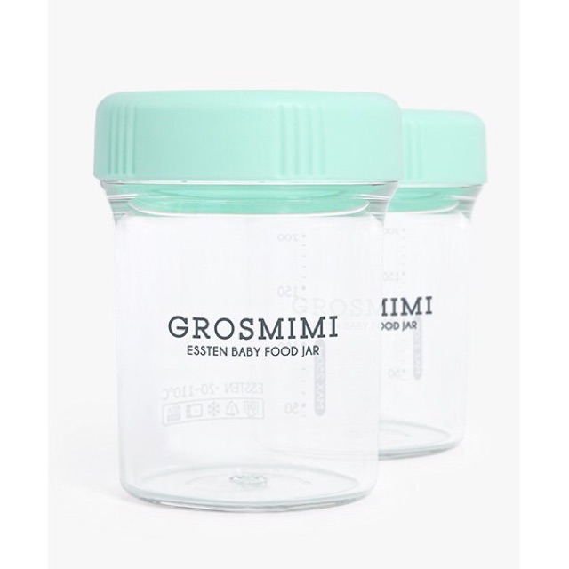 Grosmimi - Essten Baby Food Jar (Pink , Beige , Green)