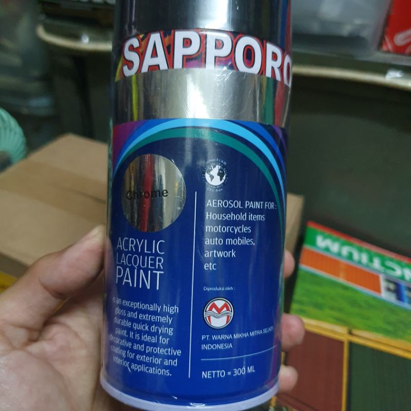 Cat Semprot Sapporo Chrome