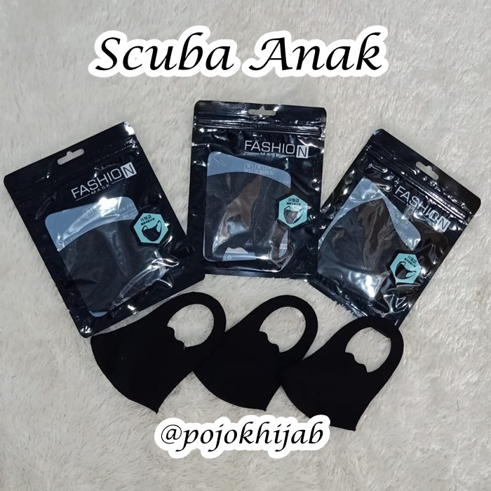 Masker Korea Scuba Dewasa dan Anak / Masker Kain / Masker Bisa di Cuci