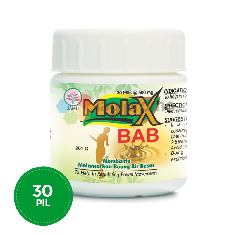

Borobudur Herbal Molax BAB 30 Pil Melancarkan Buang Air Besar Sembelit Alami