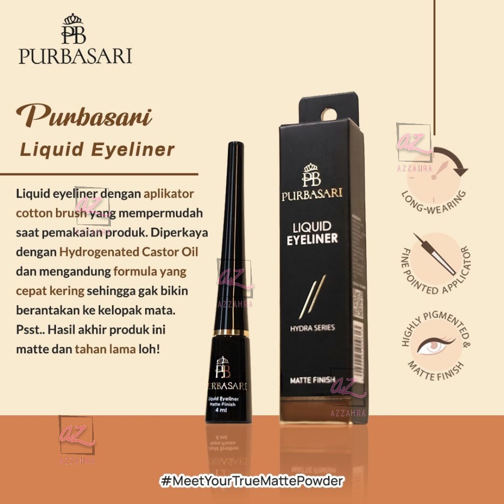 Purbasari Liquid Eyeliner Hydra Series | Eyeliner