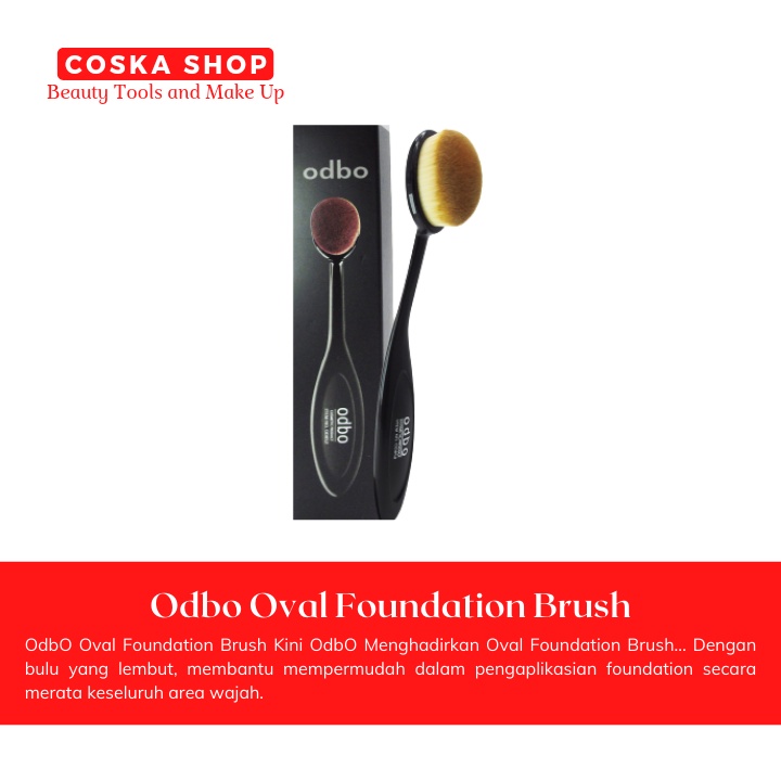 OdbO Oval Foundation Brush