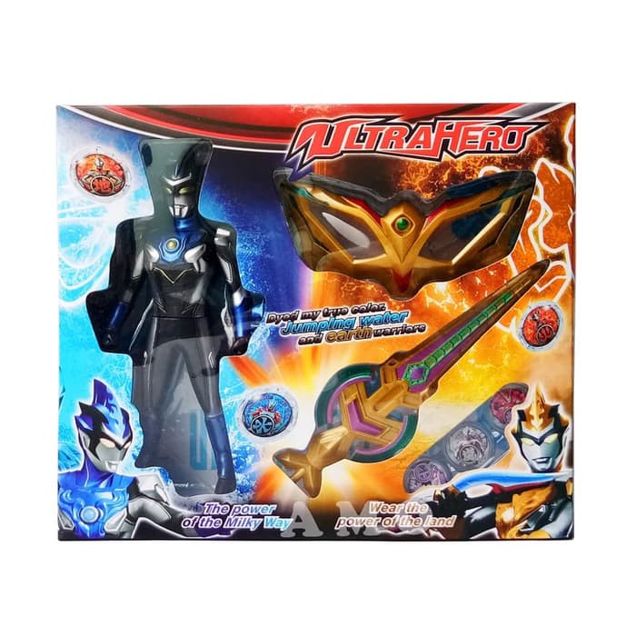 ROBOT ULTRAMAN ULTRA HERO + SENJATA  HF000-8