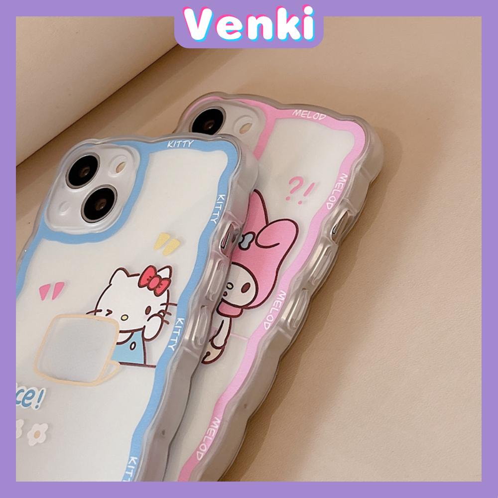 iPhone Case Silicone Soft Case Clear Case Wave Airbag Shockproof Camera Cover Protection Cartoon Cute Compatible For iPhone 11 iPhone 13 Pro Max iPhone 12 Pro Max iPhone 7 Plus xr