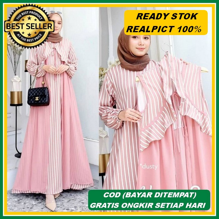 Gamis Jumbo Xl Xxl Ld 110 115 Model Daisy Busui Kekinian Modern Terbaru 2022 Bahan Premium Cotton Ra