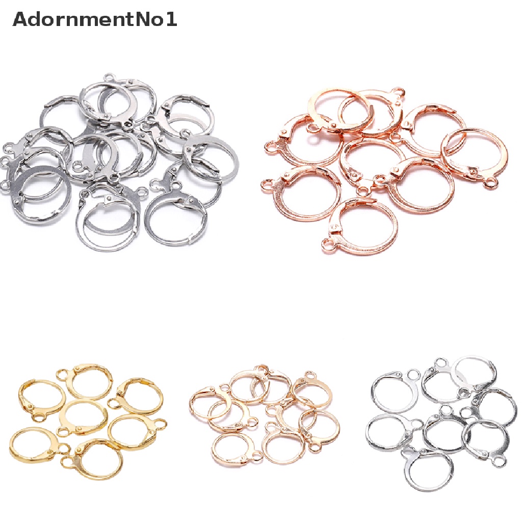 (AdornmentNo1) 20pcs / Setting Base Hoops / Kait Anting Gantung Untuk Membuat Perhiasan DIY