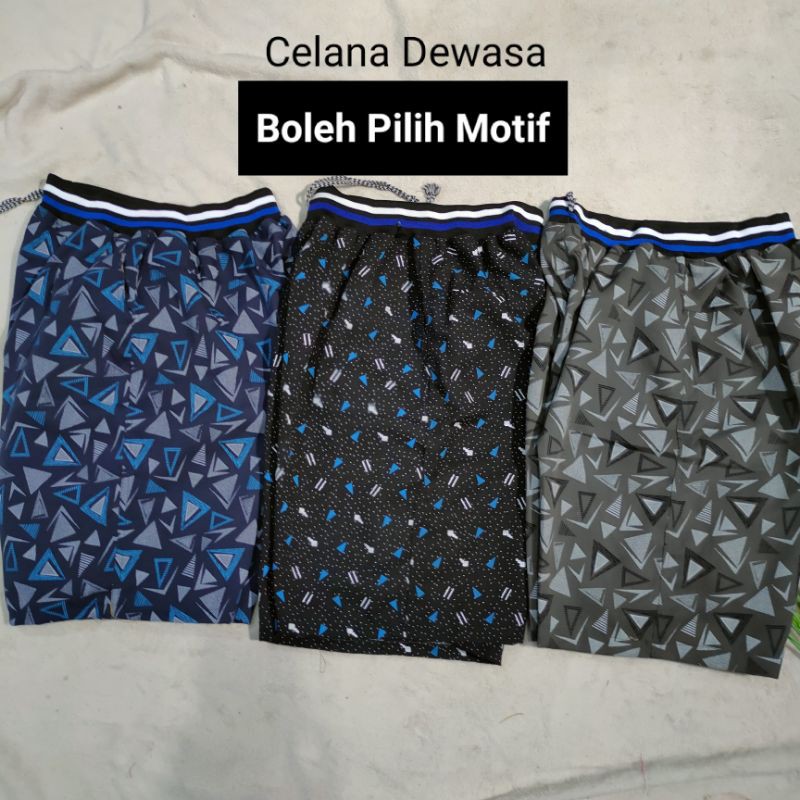  Celana  pendek pria motif distro  L fit XL twill drill chino 