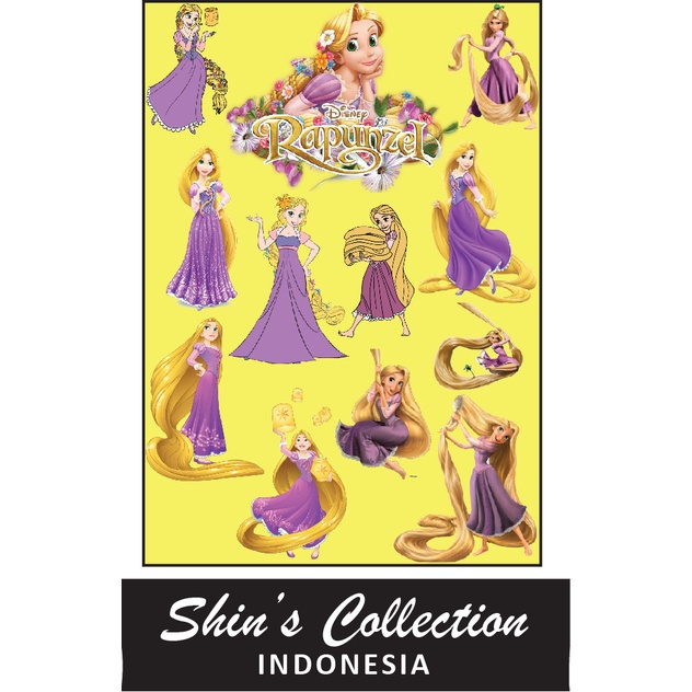 

Sticker stiker murah anti air Princess Rapunzel 1 pc