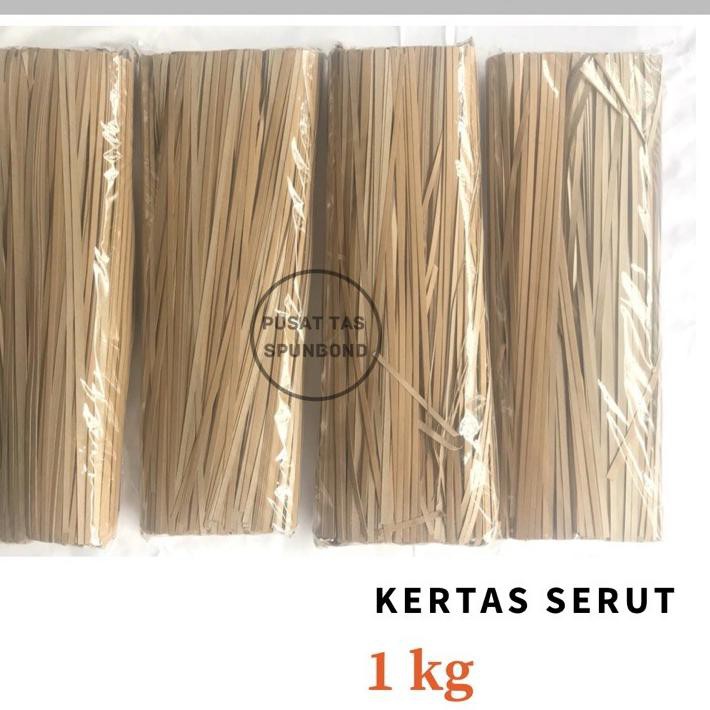 

Kertas Serut 1 Kg / Kertas Cacah / Shredded Paper / Kertas Suwir Packing / Kertas Coklat Serut