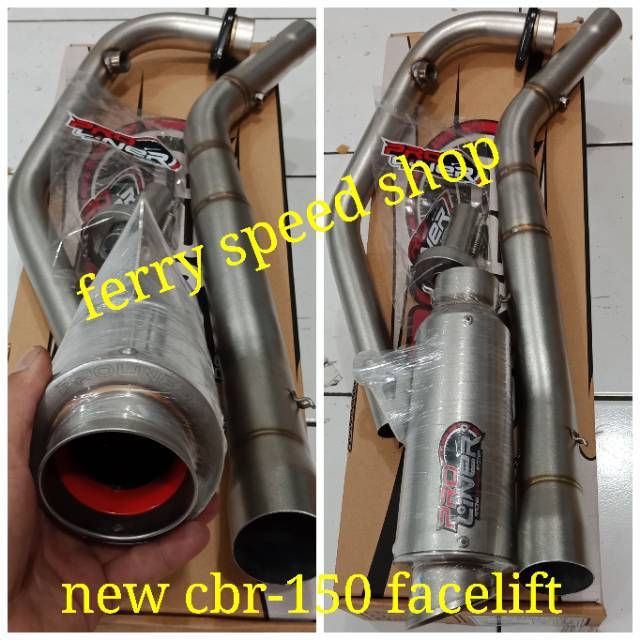 KNALPOT PROLINER TR1R TITAN SHORT NEW CBR 150 K46  K45G / PROLINER TR1R CBR 150 NEW FACELIFT CBR150R