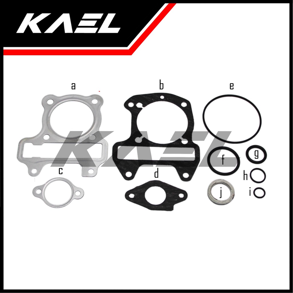 Topset Honda Beat Karbu &amp; Scoopy Lama &amp; Spacy Carbu Awal-Old Top Set Gasket-Paking-Packing Kit