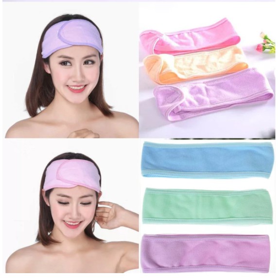 Bando Masker Hairband Facial Bando Handuk / Bandana Masker / Bando Handuk