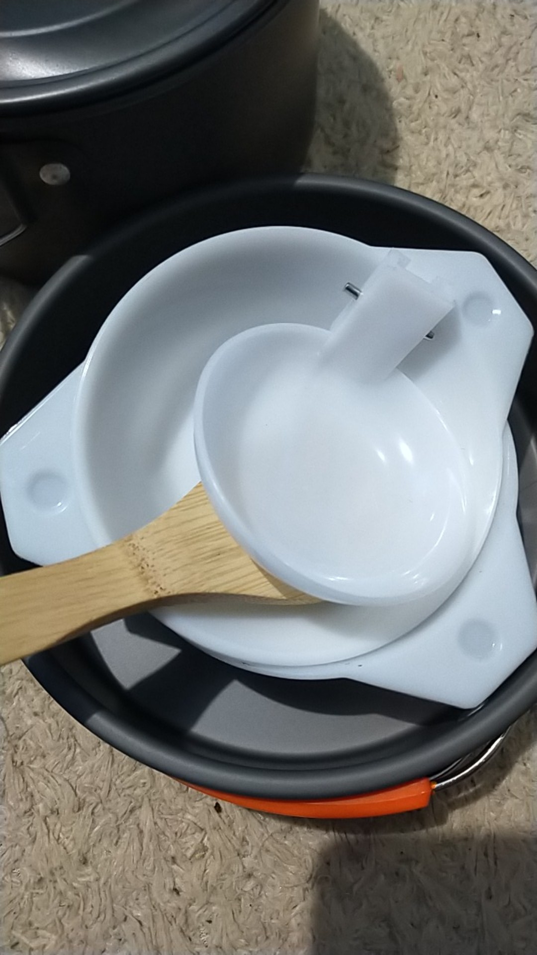 [bisa Cod] Alat Masak Camping Full Set - Cooking Set Ds 308 Sudah Ada Teko Air - Nesting Traveling