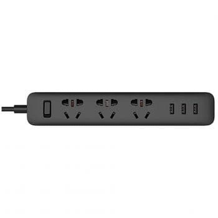 Stop Kontak Xiaomi Mi Smart Power Strip Colokan Adapter 3 USB Port