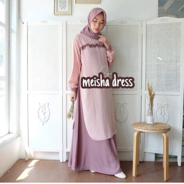 MEISHA DRESS / Dress Murah / Gamis Murah / Gamis Muslim