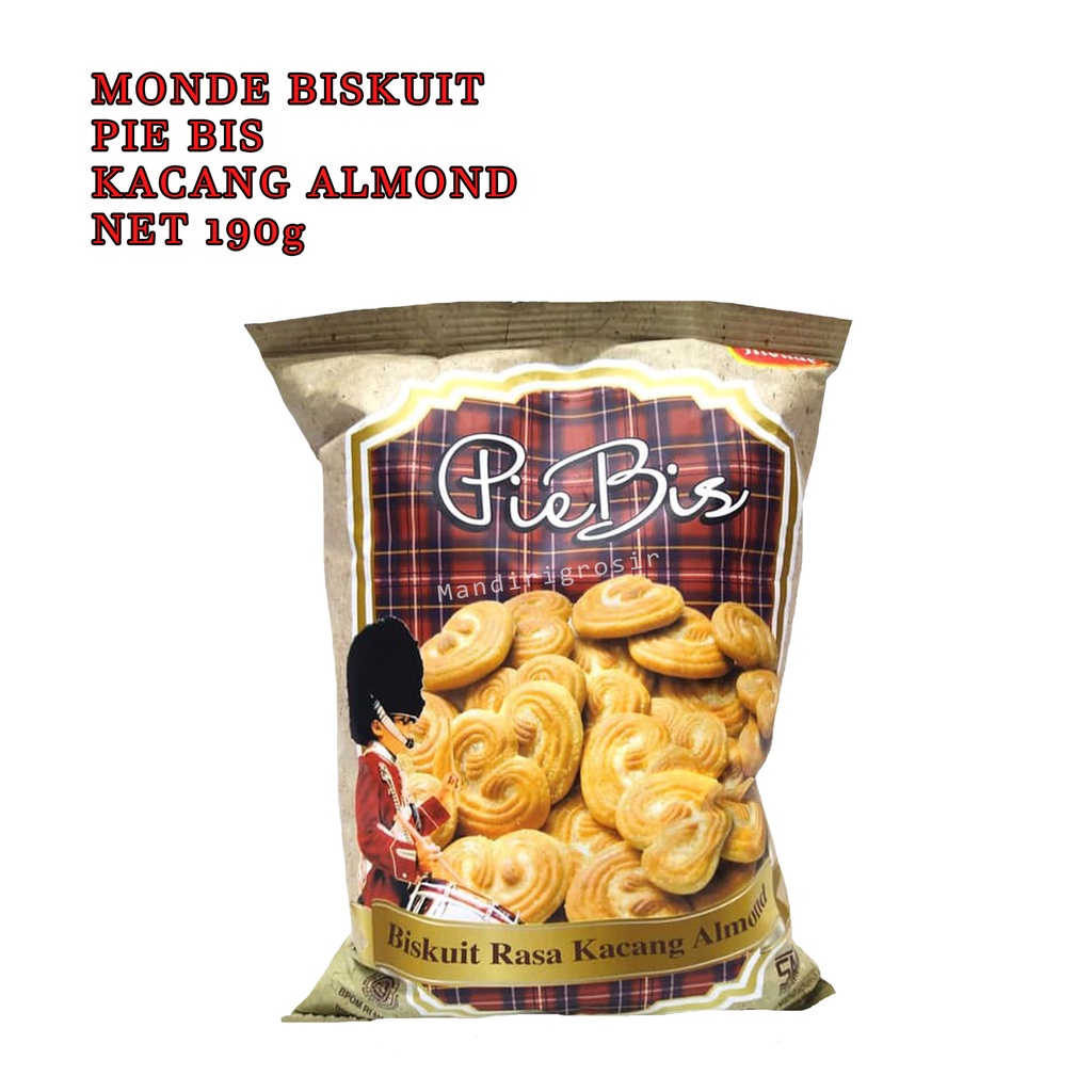 BISKUIT RASA KACANG ALMOND *MONDE * 190g