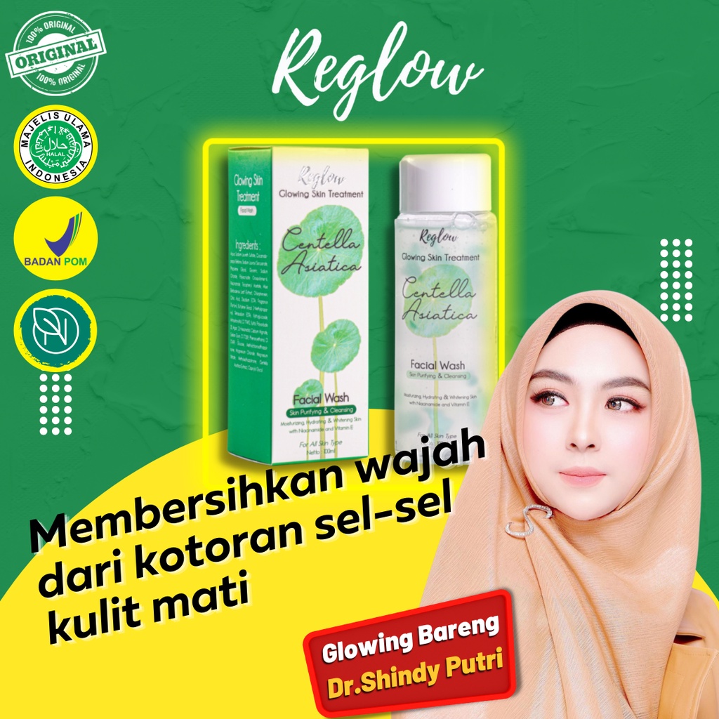 Skincare Pemutih Wajah Reglow dari Bahan Alami Untuk Kulit Sensitif-Facial Wash
