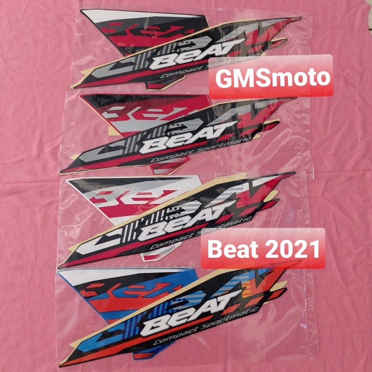 STIKER STRIPING MOTOR BEAT 2021 HONDA