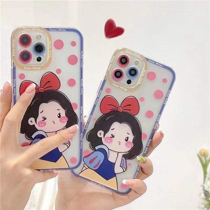 Casing Samsung A12 A03 A03s A32 A22 A73 A53 A23 A33 A13 M53 M52 M33 M23 A72 A52 A02s A20s A21s A02 A20 A30 A50 A50s A30s A21s A11 A51 M12 M22 M32 A11 A10 M02 S22 S21 S20 Plus Ultra Girl Princess Pattern Phone Case Soft Silicone Anti-dirty Shockproof Case