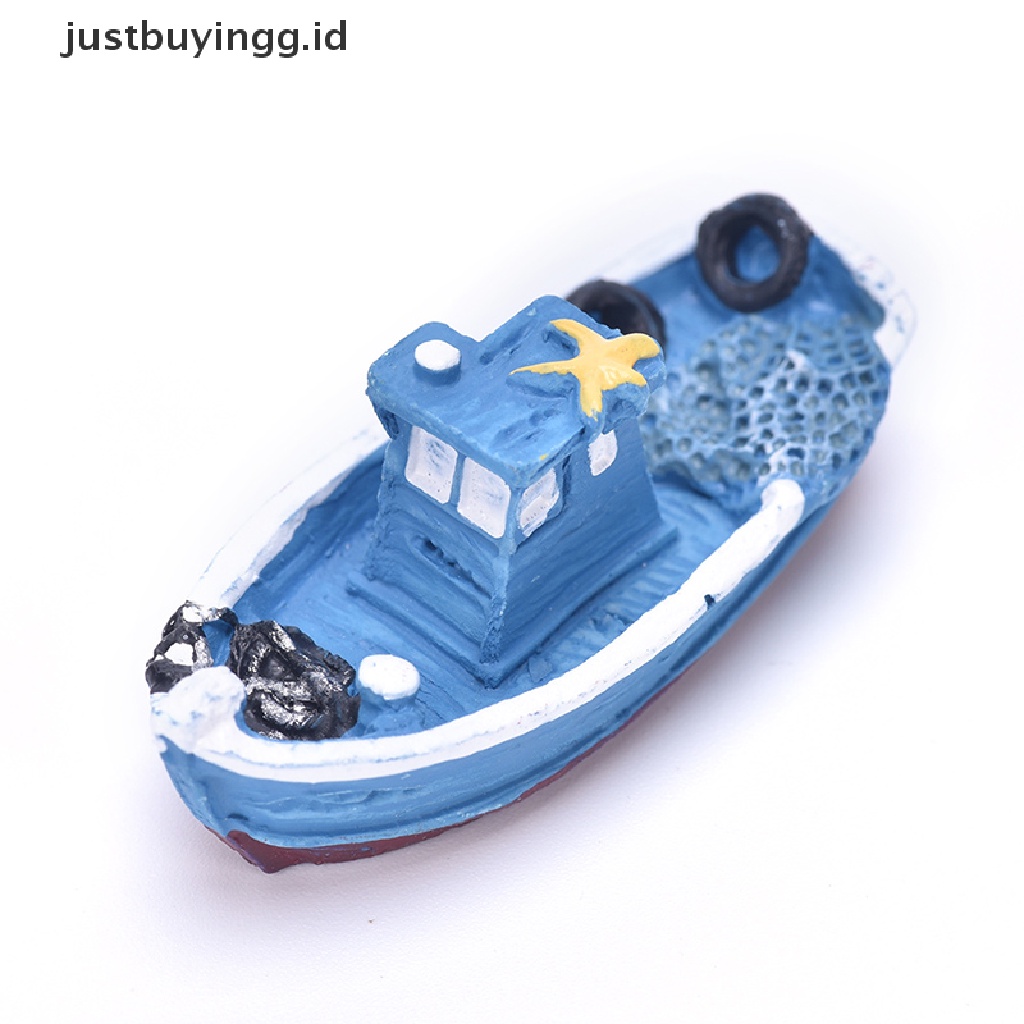 (Justbuyingg.Id) 1pc Miniatur Kapal Pesiar Diy Untuk Dekorasi Taman