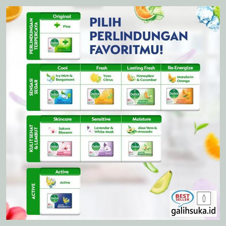 

R6Y67R68- Dettol Barsoap Skincare 105 Gr Super Hemat (Isi 10) Q34Qt5E7-