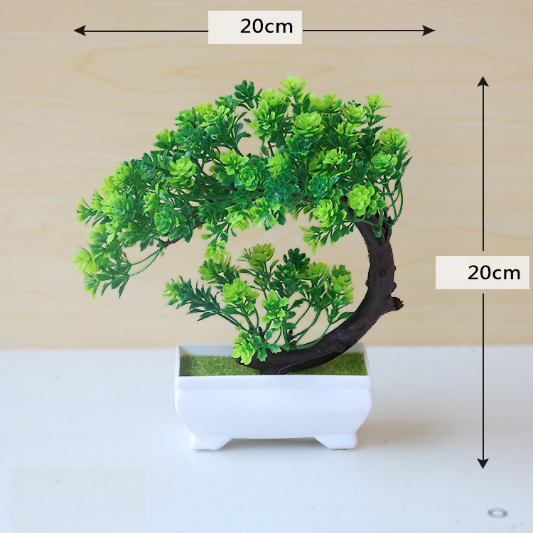 Kunataruma AM353 Bunga plastik / pajangan bunga Artificial / motif Rose Vas-Green