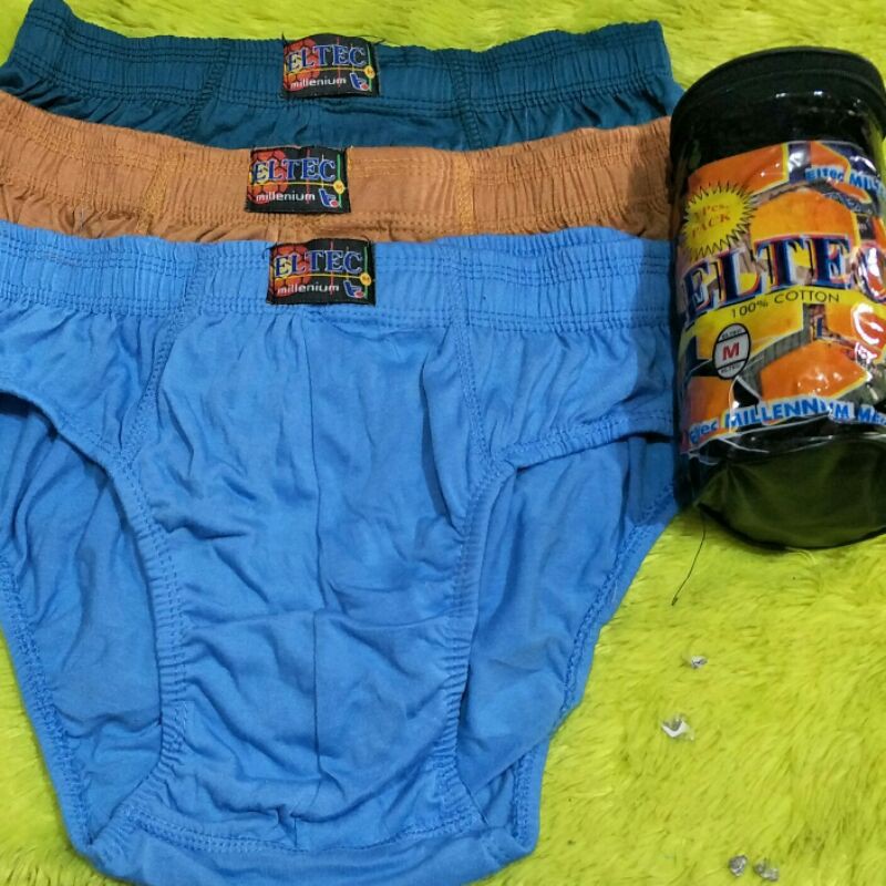 eltec millennium 3pcs/box celana dalam wanita cd pria murah M L berkwalitas