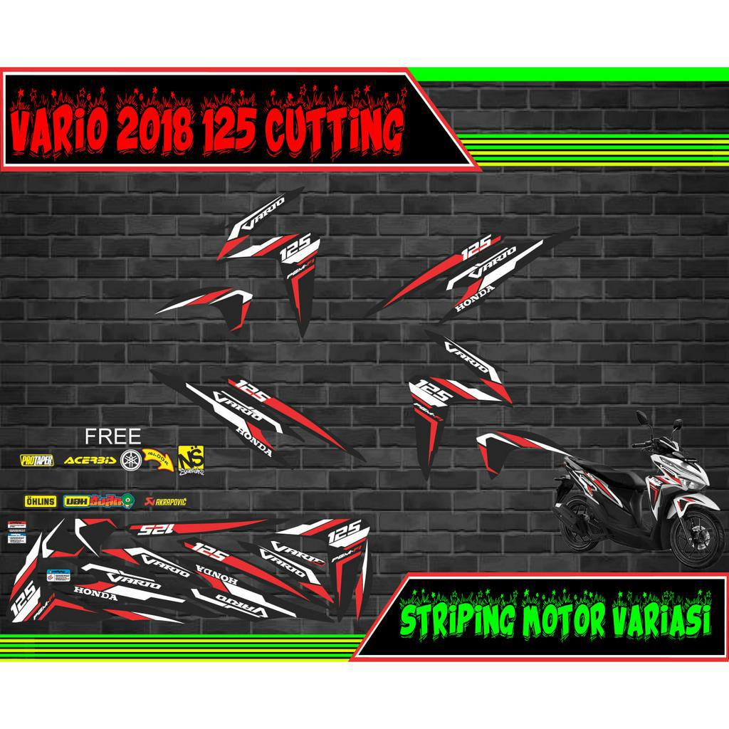 striping stiker motor vario all new cutting 125