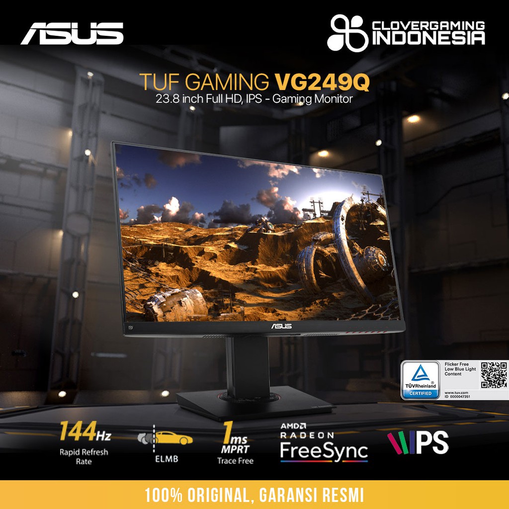 Asus TUF Gaming VG249Q 24&quot; FHD 144Hz 1ms IPS AMD FREESYNC Monitor