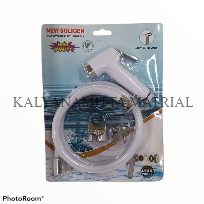 Jet Shower Toilet Soligen/Soligen Jet Shower putih, biru, pink