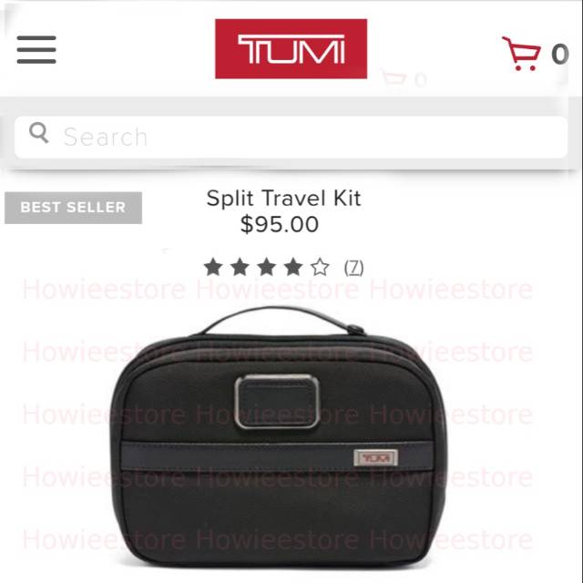 Tumi Spli travel kit organizer bag cowok pria fashion