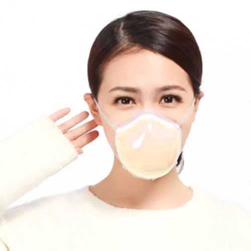 Xiaomi Masker Electric Mask Respirator HEPA Filter USB Rechargeable Q7-Coklat