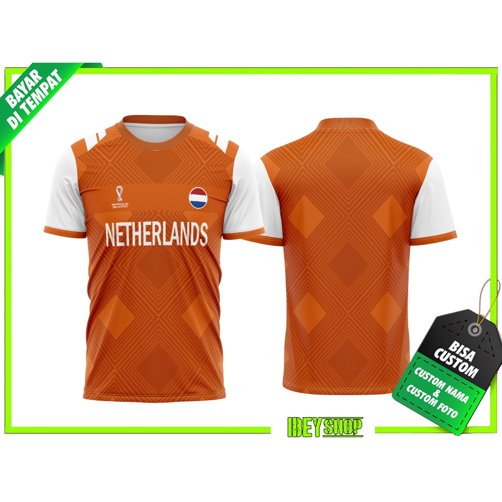 Baju Jersey NETHERLANDS BELANDA PIALA DUNIA 2022 Fullprint Sublime Custom 02