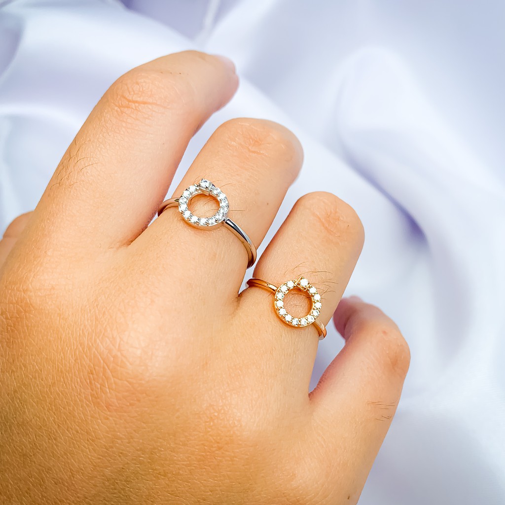 Cincin Hala Gold Cakrawala Collection Teduh Series RI200214 18K White