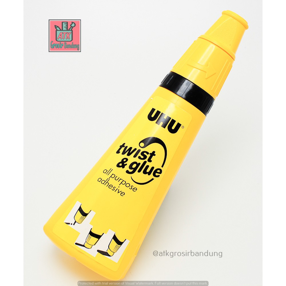 

Lem UHU All Purpose Twist& Glue 90 ml Perekat Serbaguna
