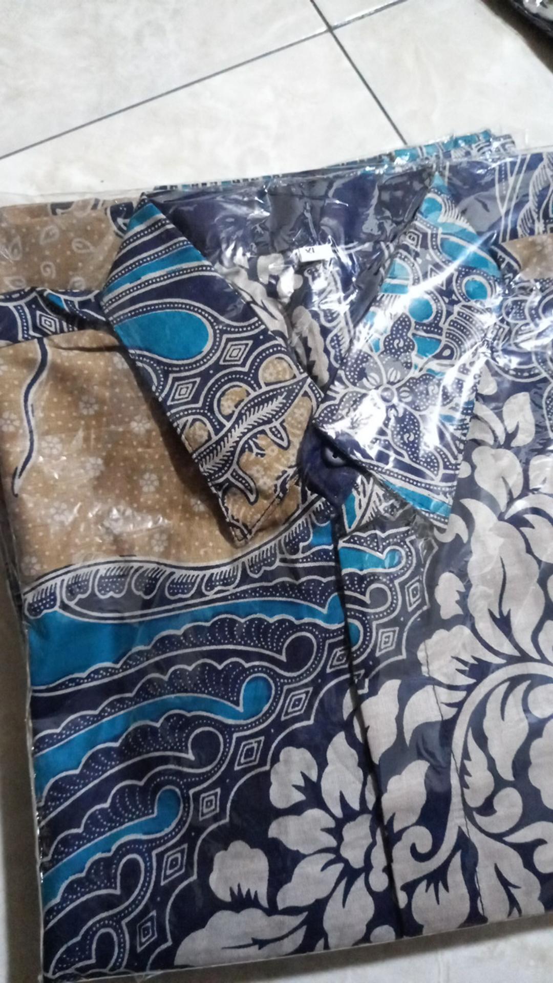 Maura Couple - Sania Ruffle Batik Couple Ori Ndoro Jowi Garansi Termurah Shopee - Batik Modern Solo