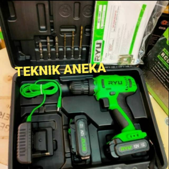 BOR CORDLESS RYU RCD 12V BOR BATERAI