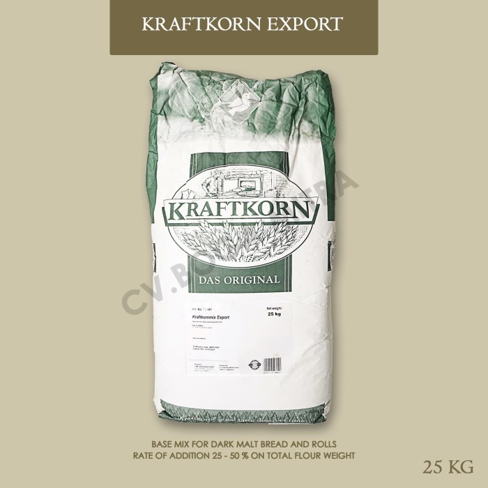 

PROMO [COD] KRAFTKORN MIX EXPORT - ( ECERAN ) 1 KG - TEPUNG ROTI EXPORT - 1 KG
