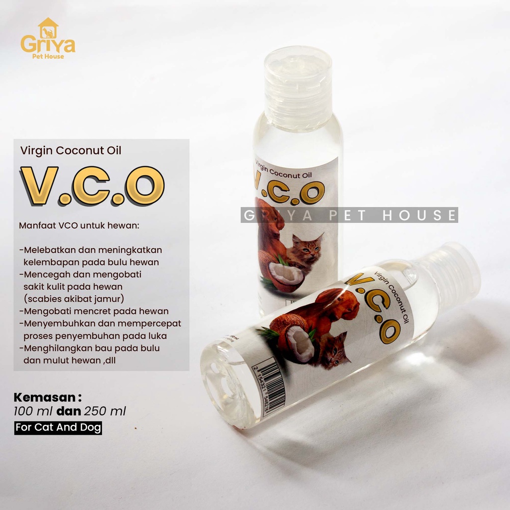 | TERMURAH | VCO BOTOL - Obat Jamur Scabies Untuk Kucing Anjing Minyak VCO Virgin Coconut Oil