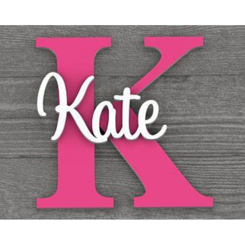 Huruf Timbul kayu multiplexs plywood 27 X 20 cm