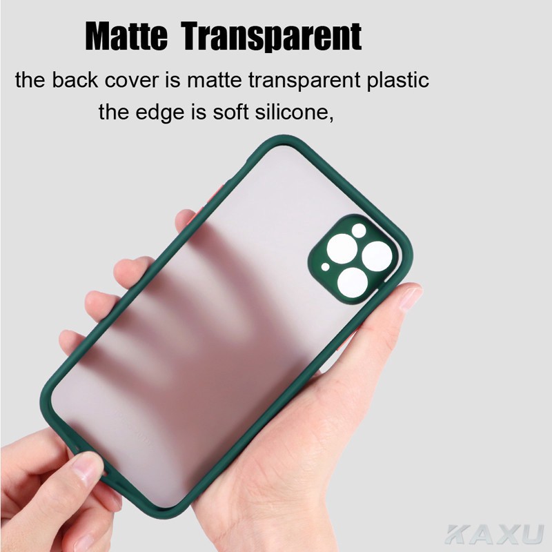 Case iPhone independent button anti-fall matte SE2 iPhone 6 7 8P X XS XR XSMax iP11 iP11Pro iP11ProMax Apple phone case