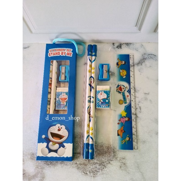 

Study Set doraemon / Paket Alat Tulis / Pensil set / Pencil / Pensil