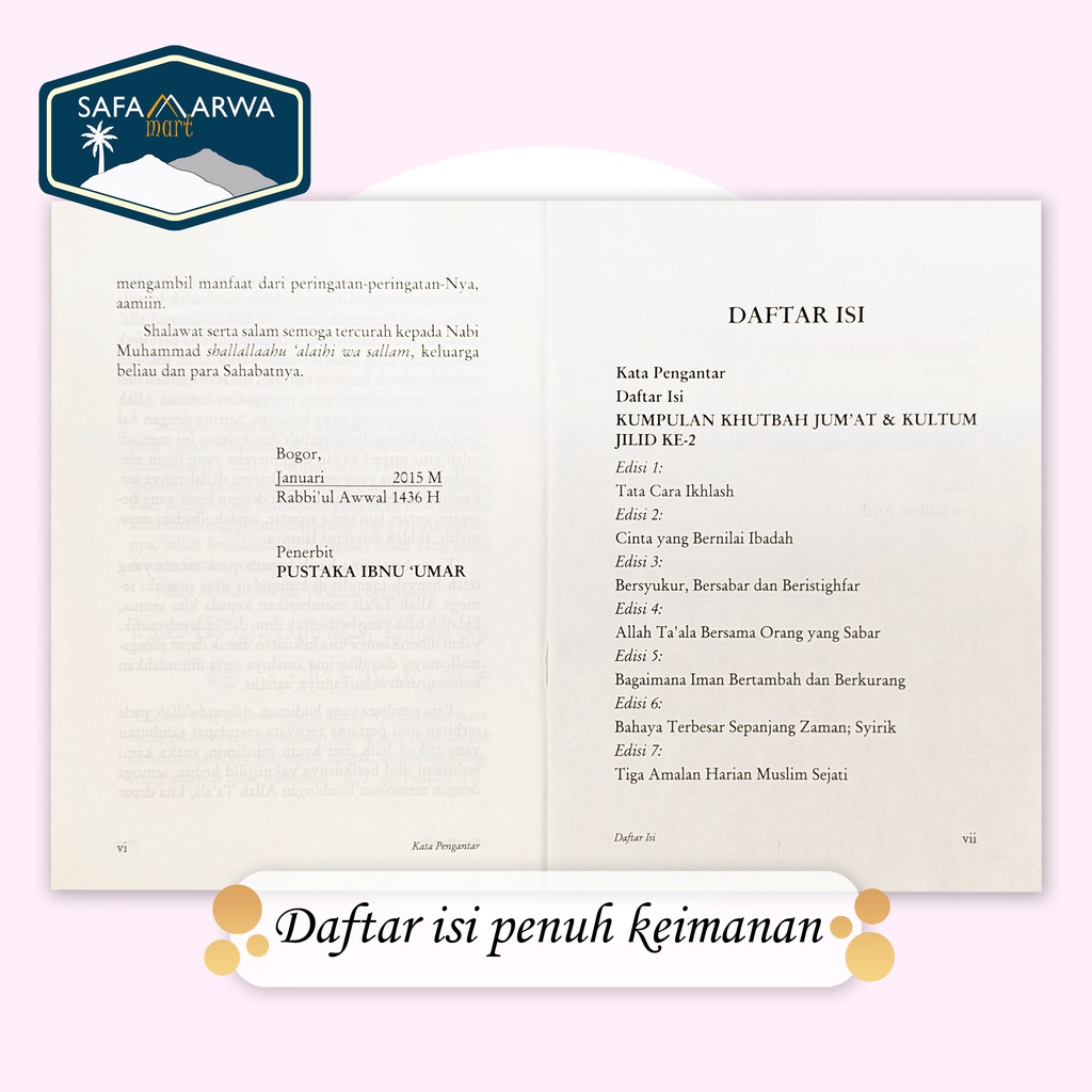 BUKU KUMPULAN KHUTBAH JUM'AT & KULTUM BERDASARKAN AL-QURAN DAN AS-SUNNAH JILID 2-1