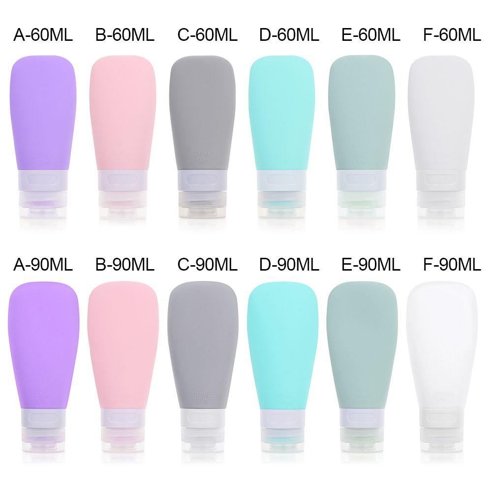 Solighter Botol Silikon Shower Gel Cuci Tangan Wadah Pencet Isi Ulang