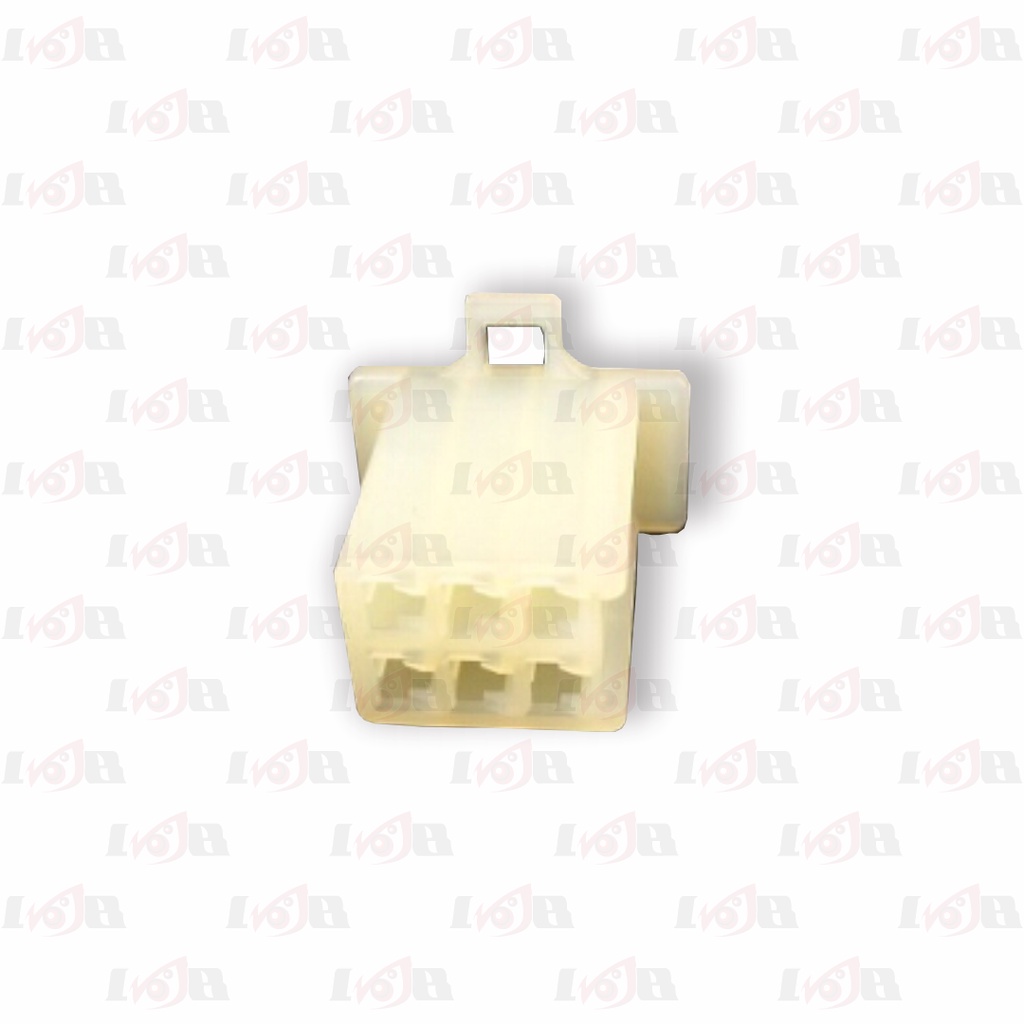 Rumah Skun Kecil 6 Pin Soket Terminal Kuningan Kabel Connector Socket