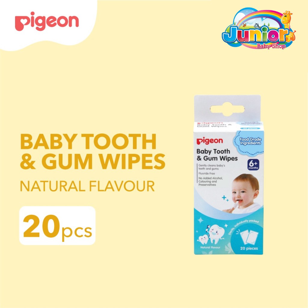 Pigeon Baby Tooth&amp;Gum Wipes 20s