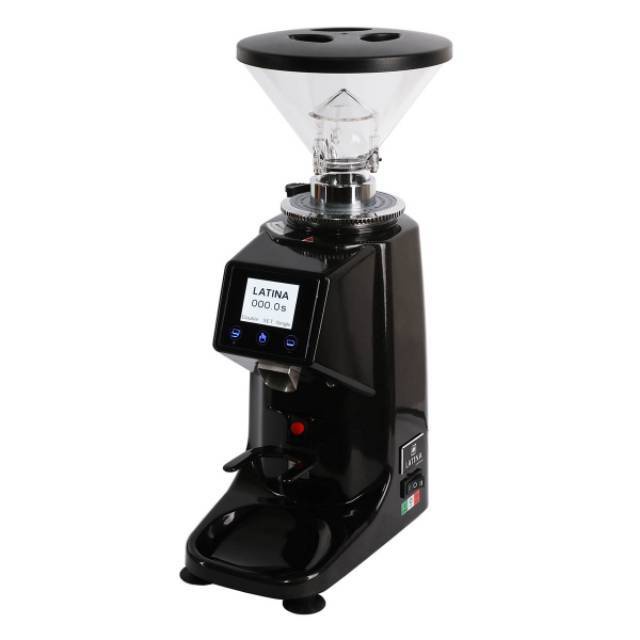 Jual Latina DX60E Vega automatic espresso coffee grinder digital dosing + 1kg kopi EQ blend